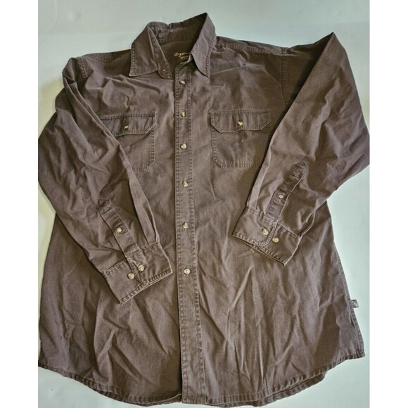 St‎ John's Bay vintage men's long sleeve button up Sz M - Picture 6 of 14